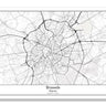 Brussels Belgium City Map