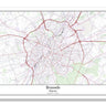 Brussels Belgium City Map