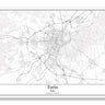 Turin Italy City Map