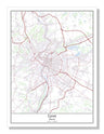 Lyon France City Map