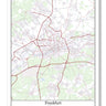 Frankfurt Germany City Map