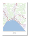 Salerno Italy City Map