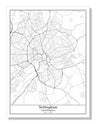 Nottingham United Kingdom City Map