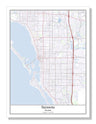 Sarasota Florida USA City Map