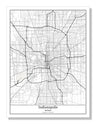 Indianapolis Indiana USA City Map