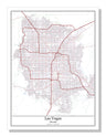 Las Vegas Nevada USA City Map