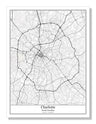 Charlotte North Carolina USA City Map