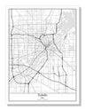 Toledo Ohio USA City Map