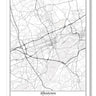 Allentown Pennsylvania USA City Map