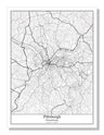 Pittsburgh Pennsylvania USA City Map