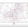 Lille France City Map