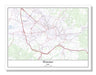 Florence Italy City Map