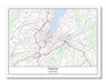 Geneva Switzerland City Map