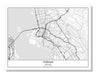 Oakland California USA City Map