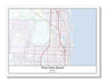 West Palm Beach Florida USA City Map