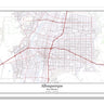Albuquerque New Mexico USA City Map