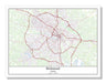 Richmond Virginia USA City Map