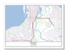 Everett Washington USA City Map