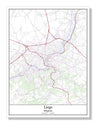 Liege Belgium City Map