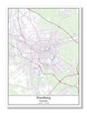 Nurnberg Germany City Map