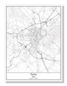 Turin Italy City Map