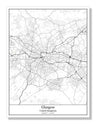 Glasgow United Kingdom City Map