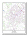 Sheffield United Kingdom City Map