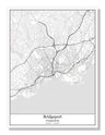 Bridgeport Connecticut USA City Map