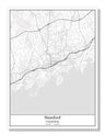 Stamford Connecticut USA City Map