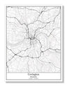 Covington Kentucky USA City Map