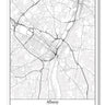 Albany New York USA City Map