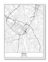 Albany New York USA City Map