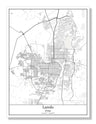 Laredo Texas USA City Map