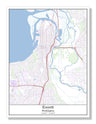 Everett Washington USA City Map