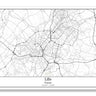 Lille France City Map