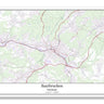 Saarbrucken Germany City Map