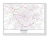 Manchester United Kingdom City Map