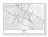 Irvine California USA City Map