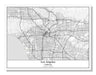 Los Angeles California USA City Map