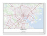 Baltimore Maryland USA City Map