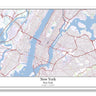 New York New York USA City Map