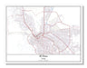 El Paso Texas USA City Map