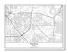 Pasadena Texas USA City Map