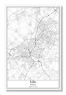 Lille France City Map