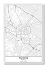 Nurnberg Germany City Map