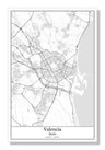 Valencia Spain City Map