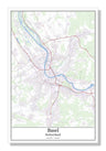 Basel Switzerland City Map