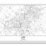 Lille France City Map