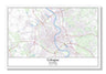 Cologne Germany City Map