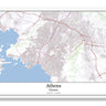 Athens Greece City Map